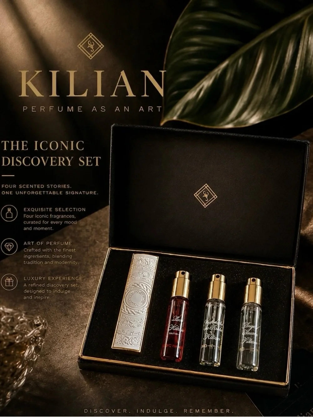 NEW Kilian Paris ‘The Hero Discovery Set’ Luxury Travel Spray & 4 Refills